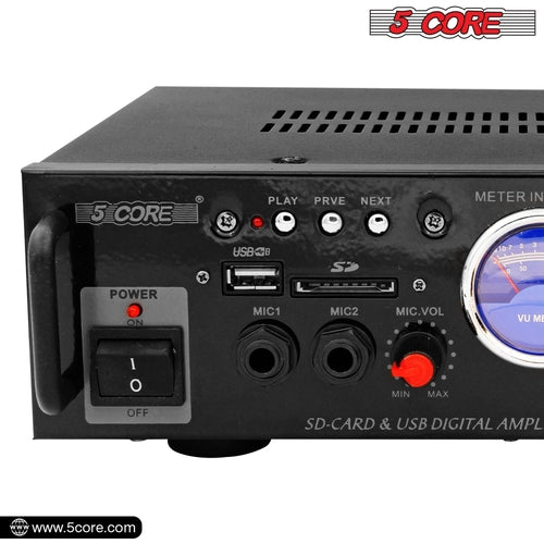 5Core Dual Channel Amplifier Car Audio System 300W Audio Reciver Car