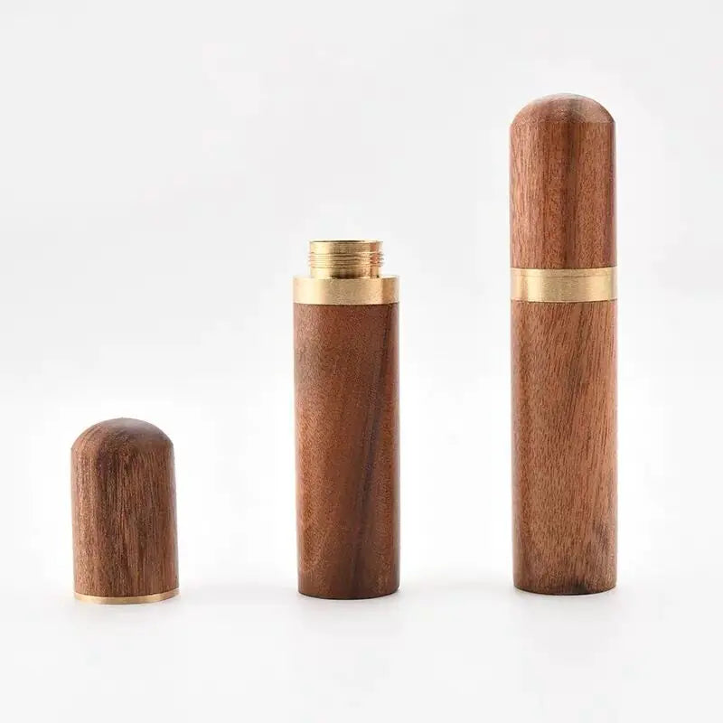 DIY Leather Sewing Needle Storage Box with Wood Case