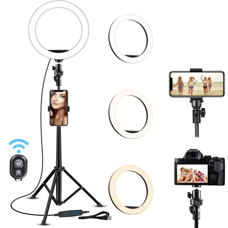 6-Inch Desktop Ring Light for Live Streaming and Makeup