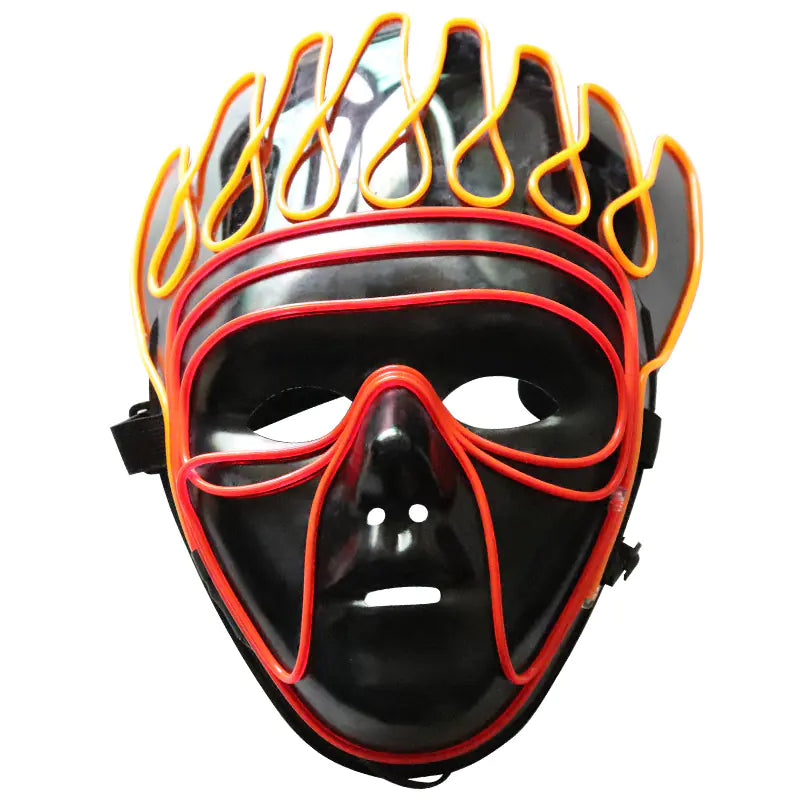 Glow Mask for Halloween Dance & Stage EL Costume